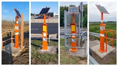 Điện thoại trụ cột khẩn cấp năng lượng mặt trời 4G: Tăng cường an toàn trên đ...